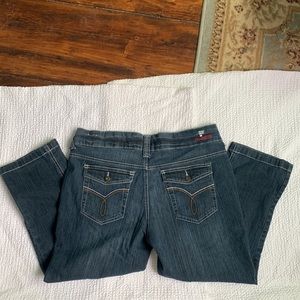 Fil Jeans Women’s Straight Leg Cropped Jean - 12